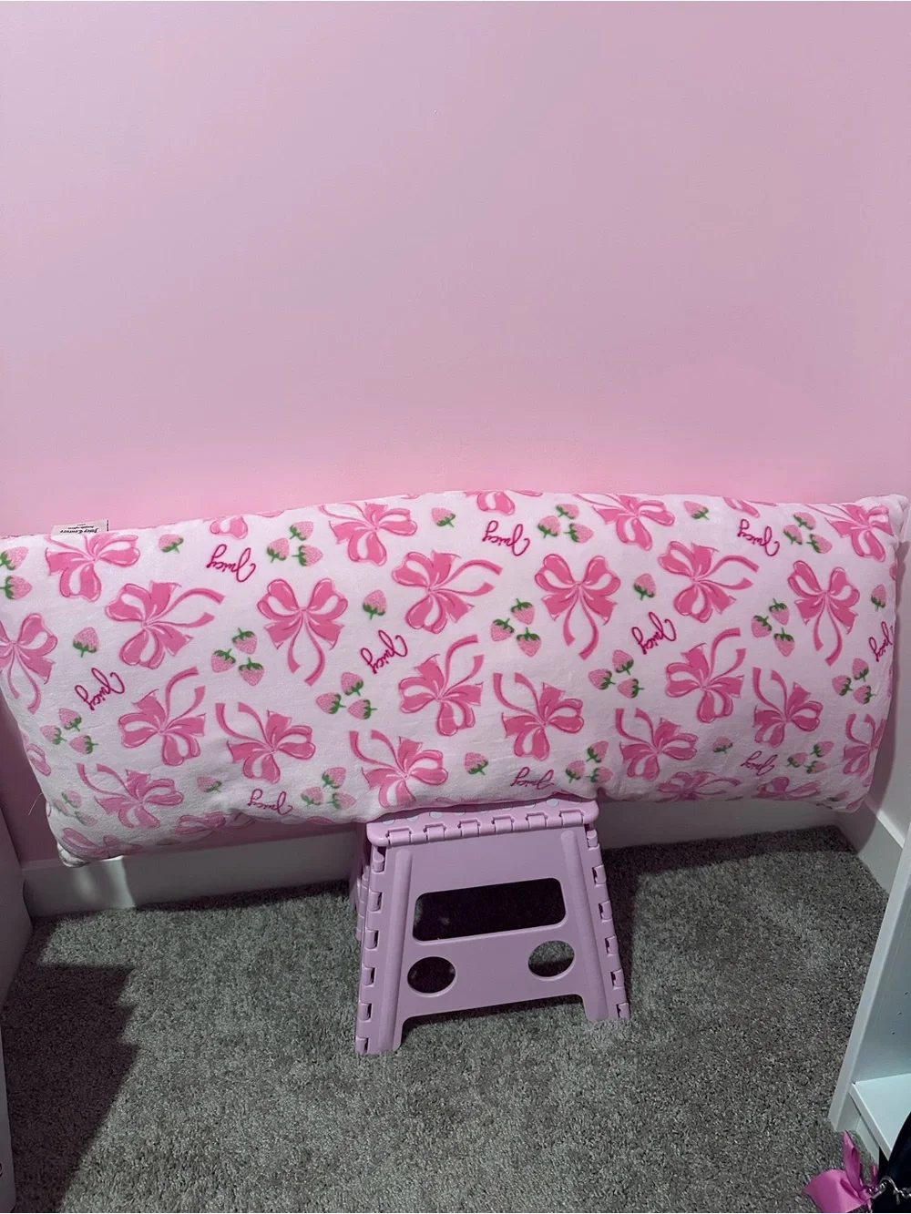NWT Juicy Couture Berry Sweet Pink Body Pillow🎀🍓